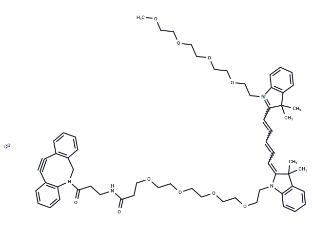 N-(m-PEG4)-N'-(DBCO-PEG4)-Cy5