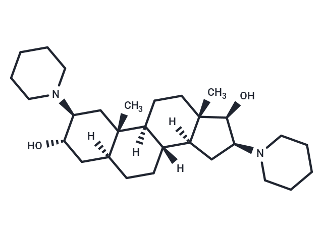 (2S,3S,5S,8R,9S,10S,13S,14S,16S,17R)-10,13-Dimethyl-2,16-di(piperidin-1-yl)hexadecahydro-1H-cyclopenta[a]phenanthrene-3,17-diol