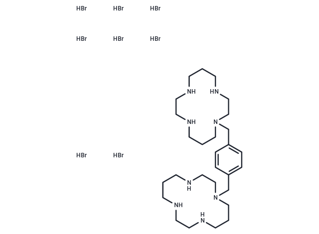 1,4-Bis((1,4,8,11-tetraazacyclotetradecan-1-yl)methyl)benzene octahydrobromide