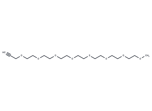 m-PEG3-S-PEG4-propargyl