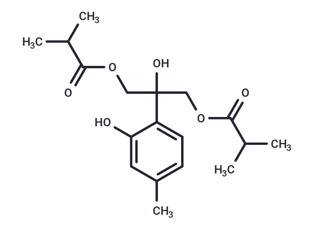 8-Hydroxy-9,10-diisobutyryloxythymol