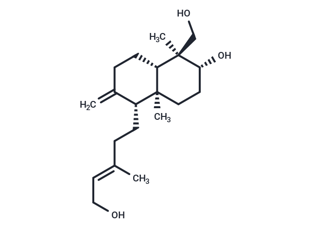 ent-Labda-8(17),13E-diene-3beta,15,18-triol