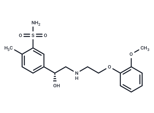 Amosulalol, (-)-