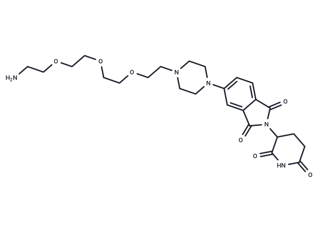 Thalidomide-Piperazine-PEG3-NH2