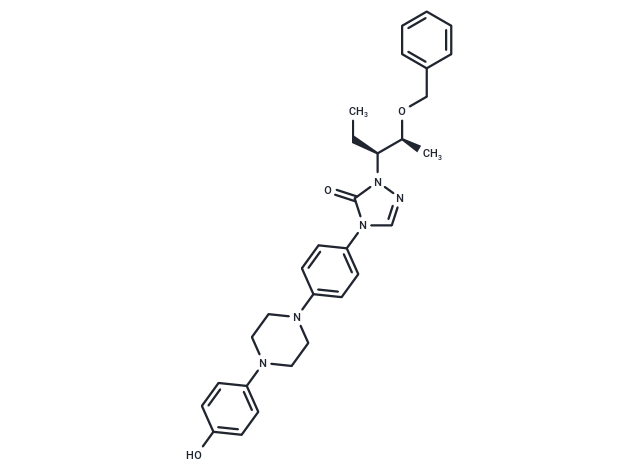 1-((2S,3S)-2-(Benzyloxy)pentan-3-yl)-4-(4-(4-(4-hydroxyphenyl)piperazin-1-yl)phenyl)-1H-1,2,4-triazol-5(4H)-one