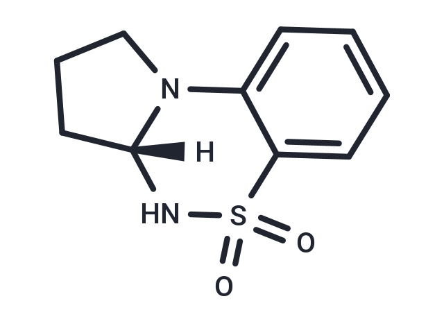 1H-Pyrrolo[2,1-c][1,2,4]benzothiadiazine, 2,3,3a,4-tetrahydro-, 5,5-dioxide, (3aR)-