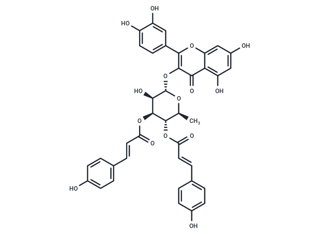 3'',4''-Di-O-p-coumaroylquercitrin