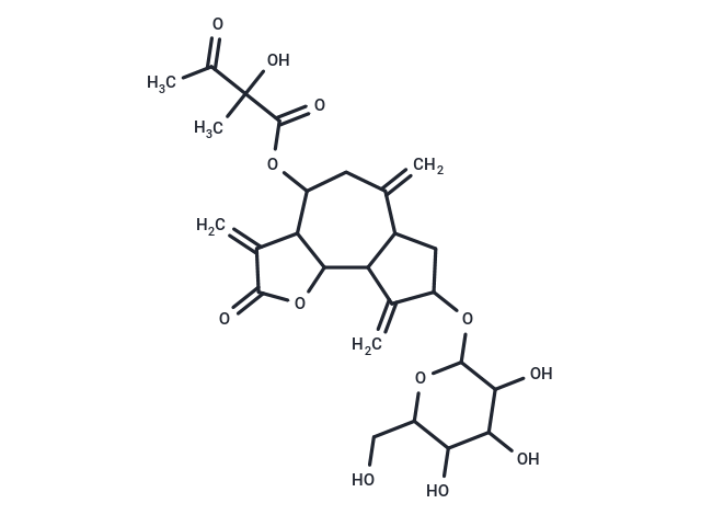 8beta-(2-Hydroxy-2-methyl-3-oxobutyryloxy)glucozaluzanin C