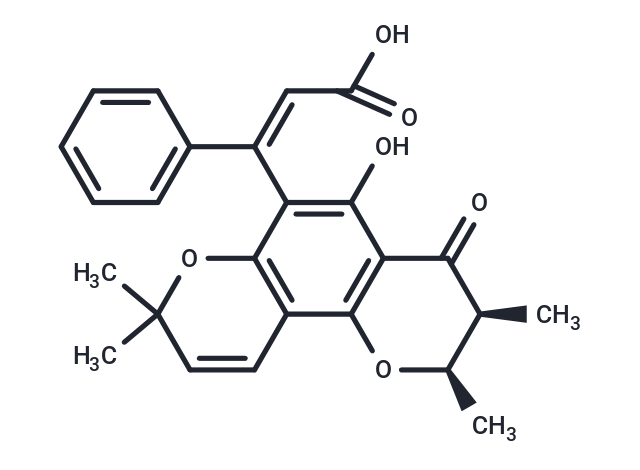 Isocalophyllic acid