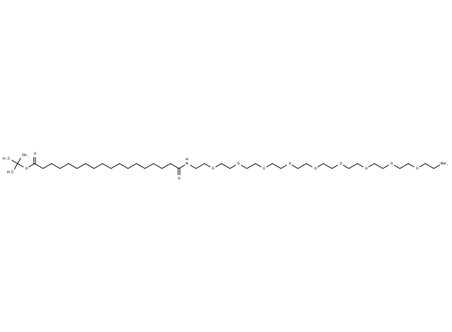 Amino-PEG9-amido-C16-Boc