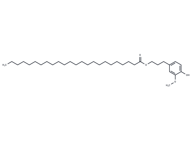 3-(4-Hydroxy-3-methoxyphenyl)propyl tetracosanoate