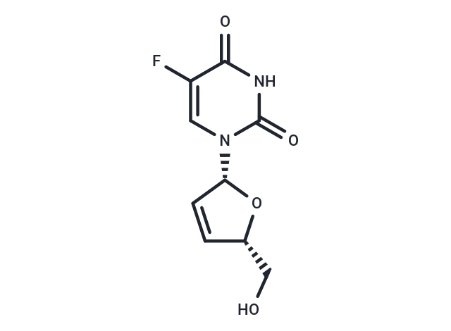 2’,3’-Dideoxy-2’,3’-didehydro-5-fluoro-uridine