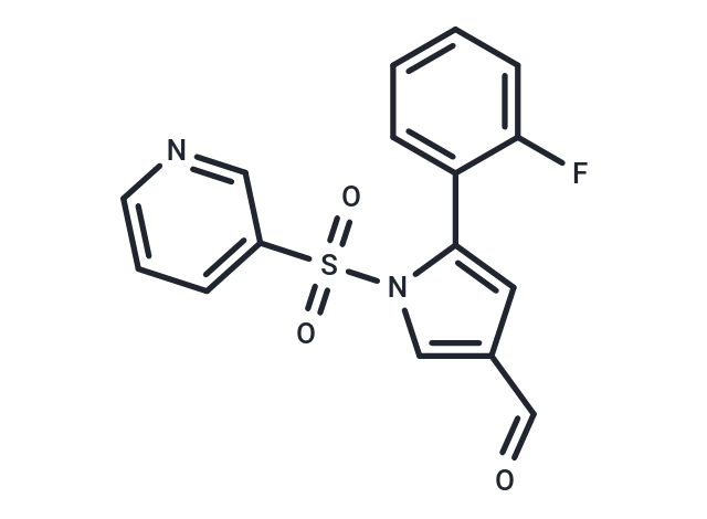 5-(2-Fluorophenyl)-1-(pyridin-3-ylsulfonyl)-1H-pyrrole-3-carbaldehyde