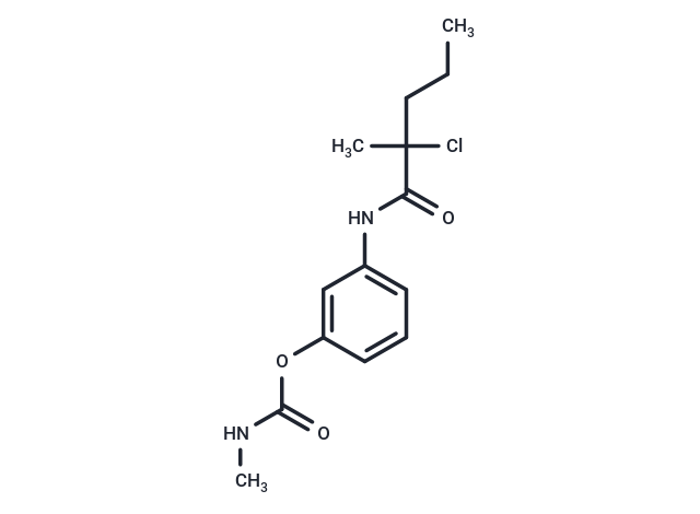 Valeranilide, 2-chloro-3'-hydroxy-2-methyl-, methylcarbamate (ester)