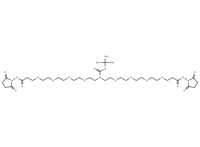 N-Boc-N-bis(PEG4-NHS ester)