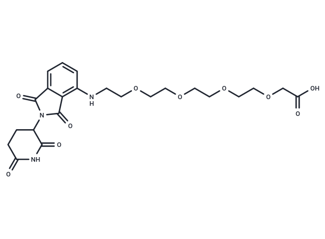 Pomalidomide-PEG4-C-COOH