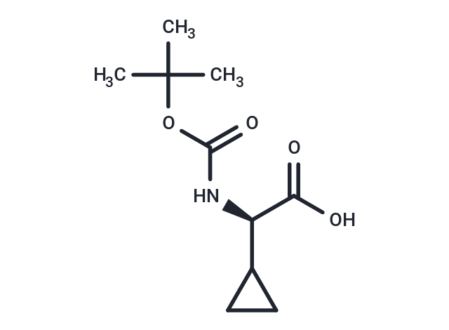 (R)-2-((tert-Butoxycarbonyl)amino)-2-cyclopropylacetic acid