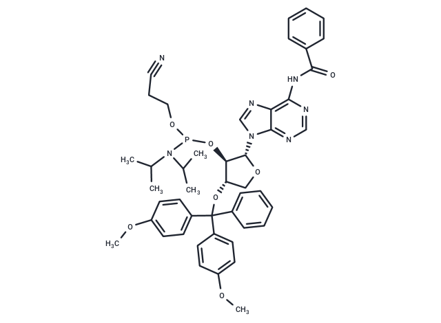 DMTr-TNA-A(Bz)-amidite; 1-{2’-O-[(2-Cyanoethoxy)(diisopropyl amino)phosphino]-3’-O-[(4,4’-dimethoxytriphenyl)methyl]-a-L-threofuranosyl}-N6-benzoyladenine