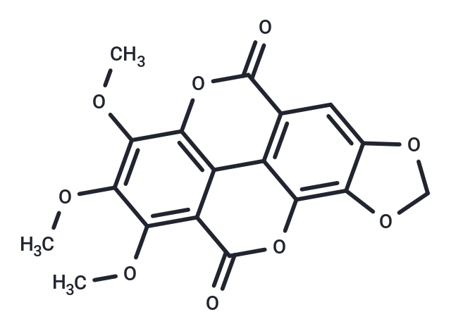 1,2,3-Tri-O-methyl-7,8-methyleneflavellagic acid