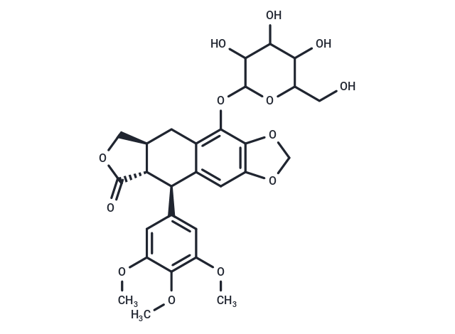 (-)-beta-Peltatin-5-O-beta-D-glucopyranoside