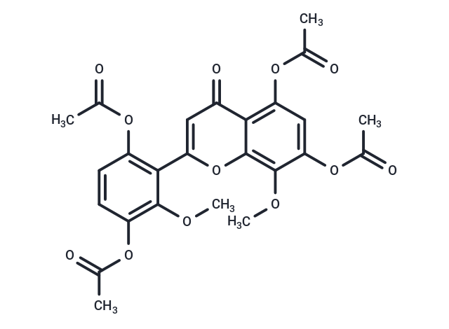 Viscidulin III tetraacetate