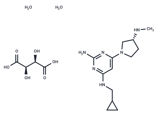 Adriforant tartrate hydrate