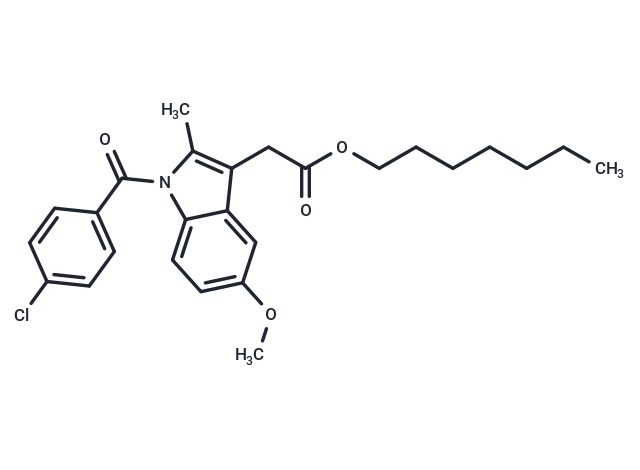 Indomethacin heptyl ester