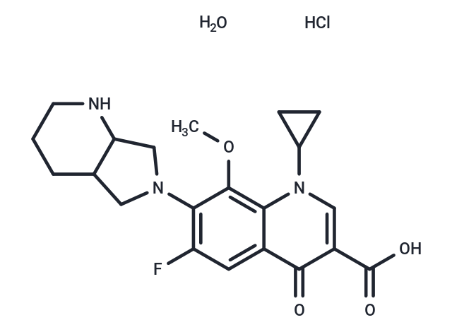 Moxifloxacin, Hydrochloride Monohydrate