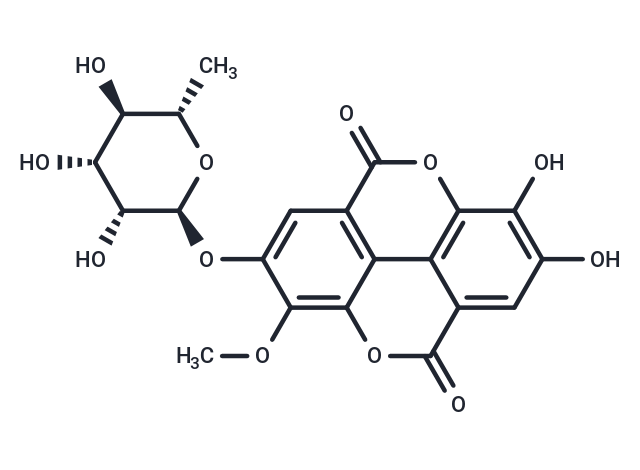 3-O-Methylellagic acid 4-O-rhamnoside