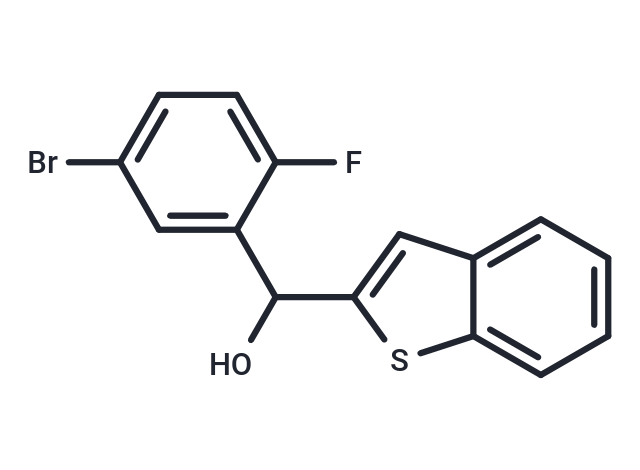 Benzo[b]thiophen-2-yl(5-bromo-2-fluorophenyl)methanol