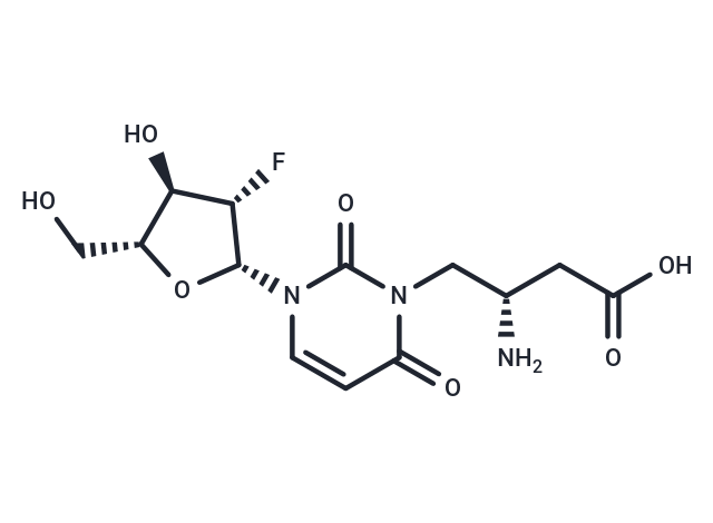 2’-Deoxy-2’-fluoro-N3-(2S)-(2-amino-3-carbonyl]propyl-beta-D-arabinouridine