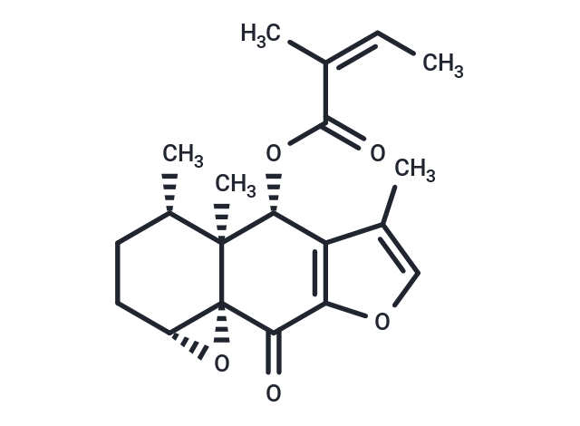 6beta-Angeloyloxy-1beta,10beta-epoxy-9-oxofuranoeremophilane