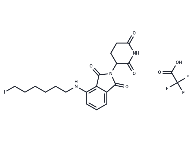 Pomalidomide-C6-I TFA