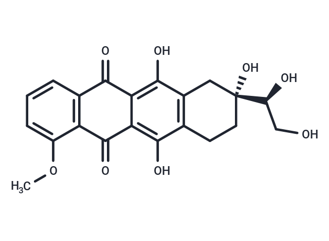 7-Deoxyadriamycinol aglycone