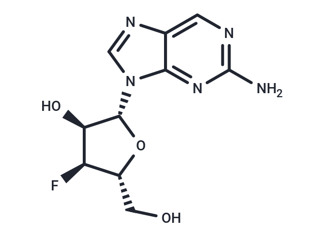 2-Amino-9-(3-deoxy-3-fluoro-beta-D-ribofuranosyl)purine