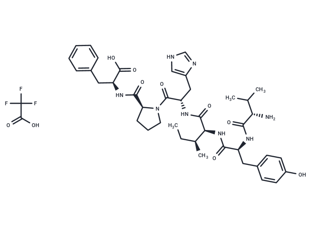 Angiotensin II (3-8), human TFA