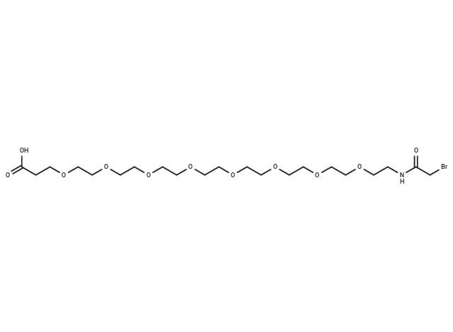 Bromoacetamido-PEG8-acid