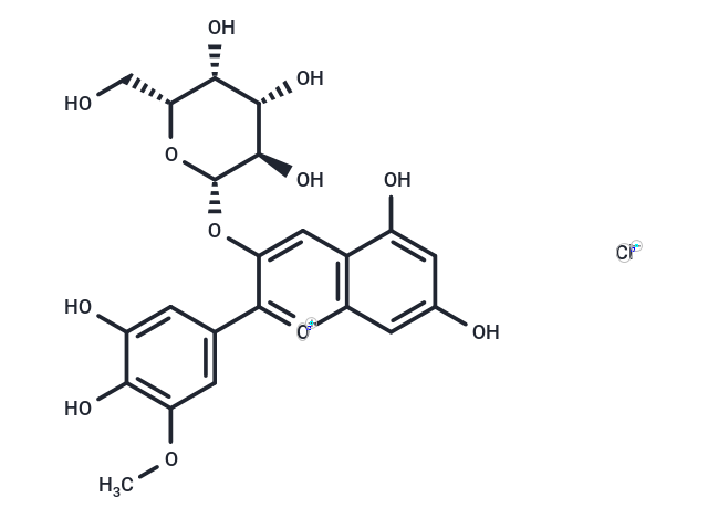 Petunidin-3-O-galactoside chloride