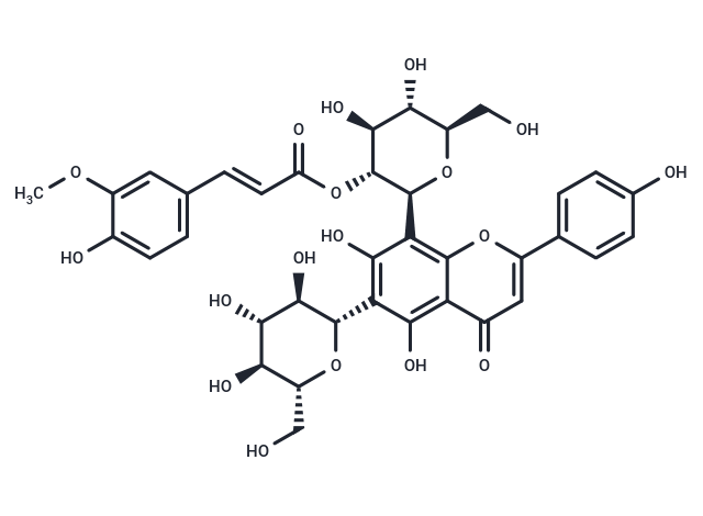 Apigenin 6-C-(2-O-feruloyl)glucoside 8-C-glucoside