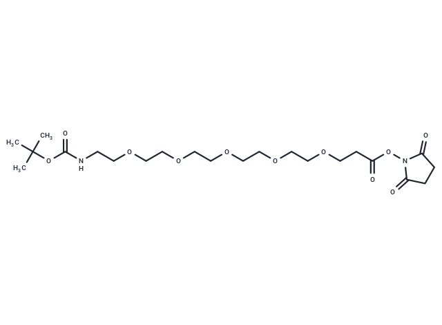 Boc-N-PEG5-C2-NHS ester