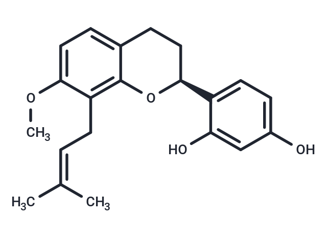 2',4'-Dihydroxy-7-methoxy-8-prenylflavan