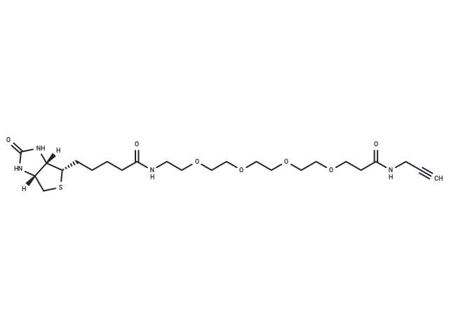 Biotin-PEG4-amide-Alkyne