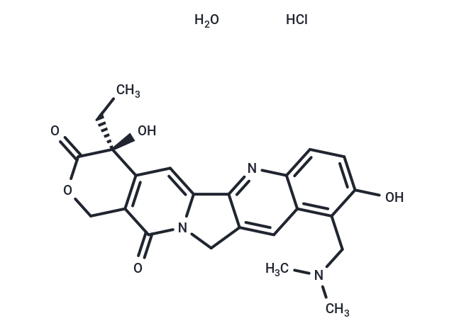 Topotecan hydrochloride hydrate