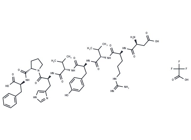 Angiotensin II 5-valine TFA