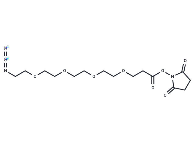 N3-PEG4-C2-NHS ester