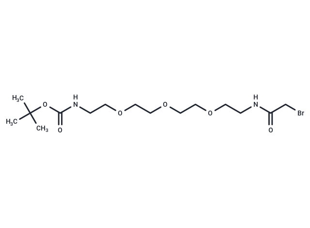 Bromoacetamido-PEG3-NH-Boc