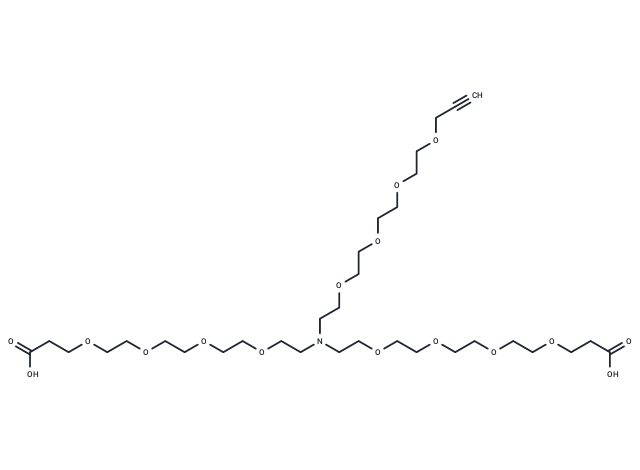 N-(Propargyl-PEG4)-N-bis(PEG4-acid)