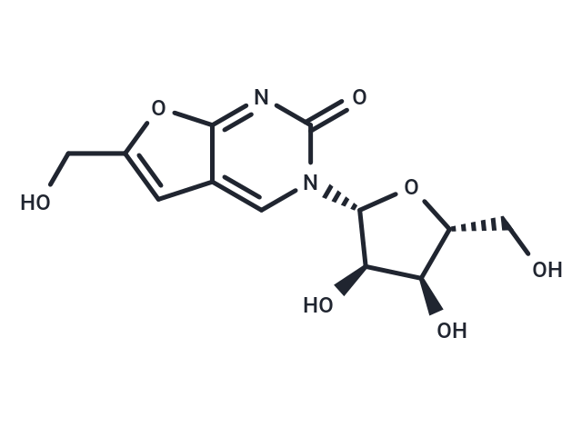 3-b-D-Ribofuranosyl-6-hydroxymethyl-furano[2,3-d]-pyrimidin-2-one