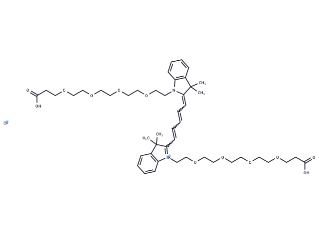 Bis-(N,N'-carboxyl-PEG4)-Cy5