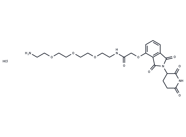 Thalidomide-O-amido-PEG3-C2-NH2 hydrochloride